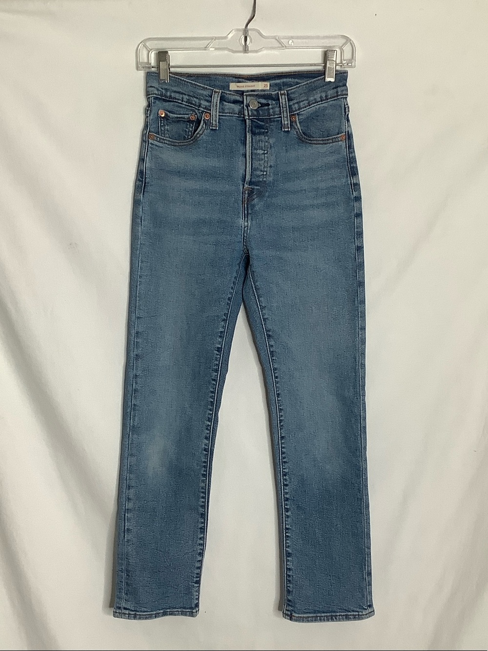 Levi's Light Blue Wedgie Straight Leg Jeans - Women Size 25